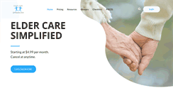 Desktop Screenshot of eldercareorganizer.com