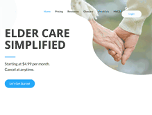 Tablet Screenshot of eldercareorganizer.com